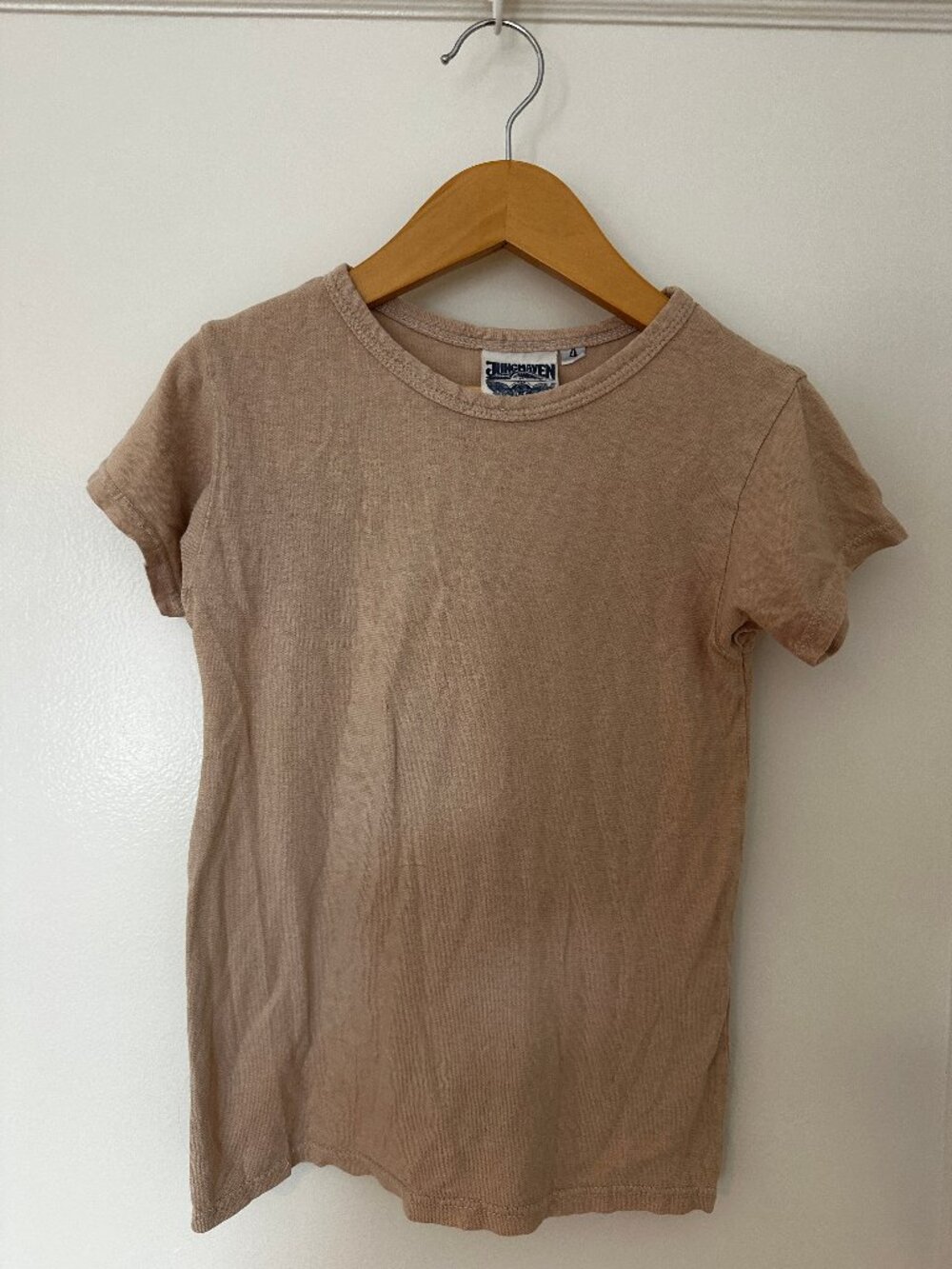 Jungmaven Kids 4 Rose Colored Organic Hemp and Cotton Shirt